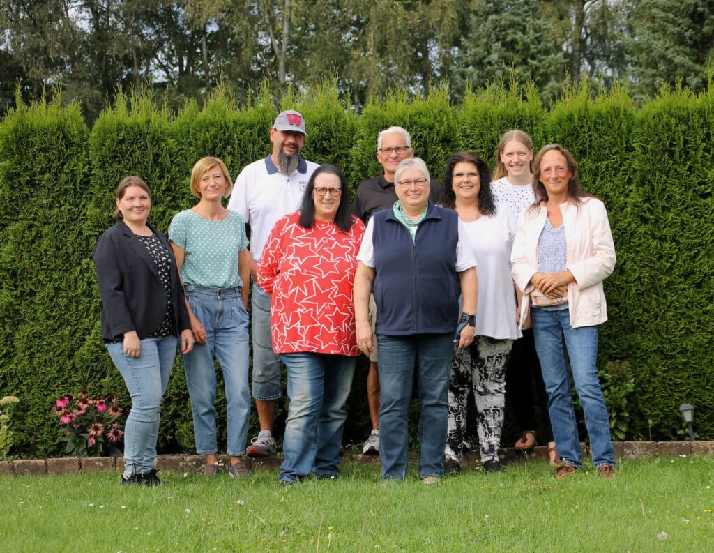 Das Team der Alltagsbetreuung Wonneberger mit unserem Kooperationspartner JeWo-Betreuung 2023